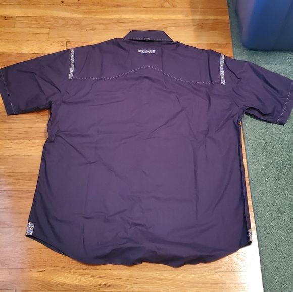 Bogosse Men's Short Sleeve Button Down Dress Shirt - Picture 6 of 6